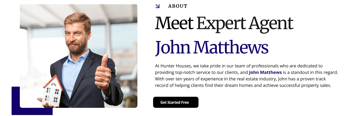 Real Estate About Agent