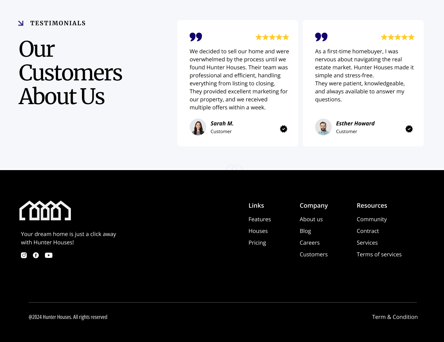 Real Estate Our Customers